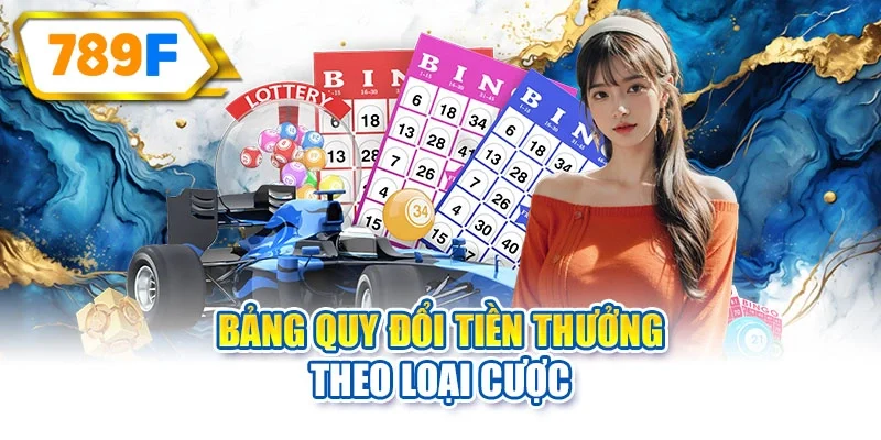 Bảng quy đổi tiền thưởng theo loại cược
